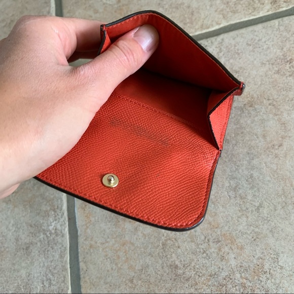 Coach Crossgrain Scratch Resistant Leather Wallet - Picture 4 of 4